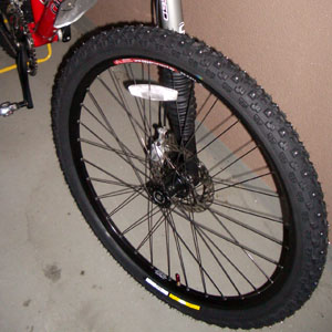 スパイクタイヤ装着♪