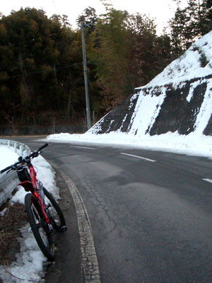 TOJ南信州ステージ山岳ポイントの手前あたり